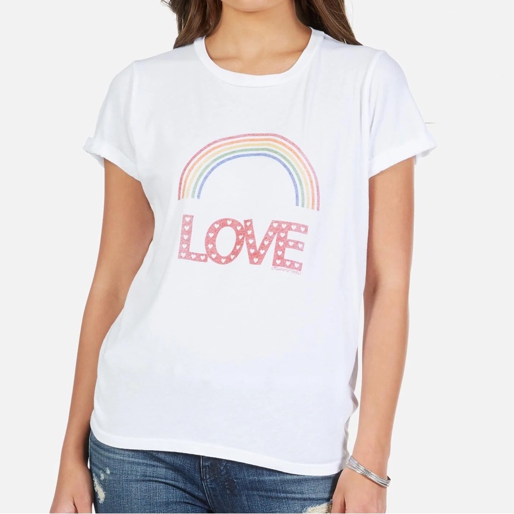 Lauren Moshi Love Rainbow T-Shirt